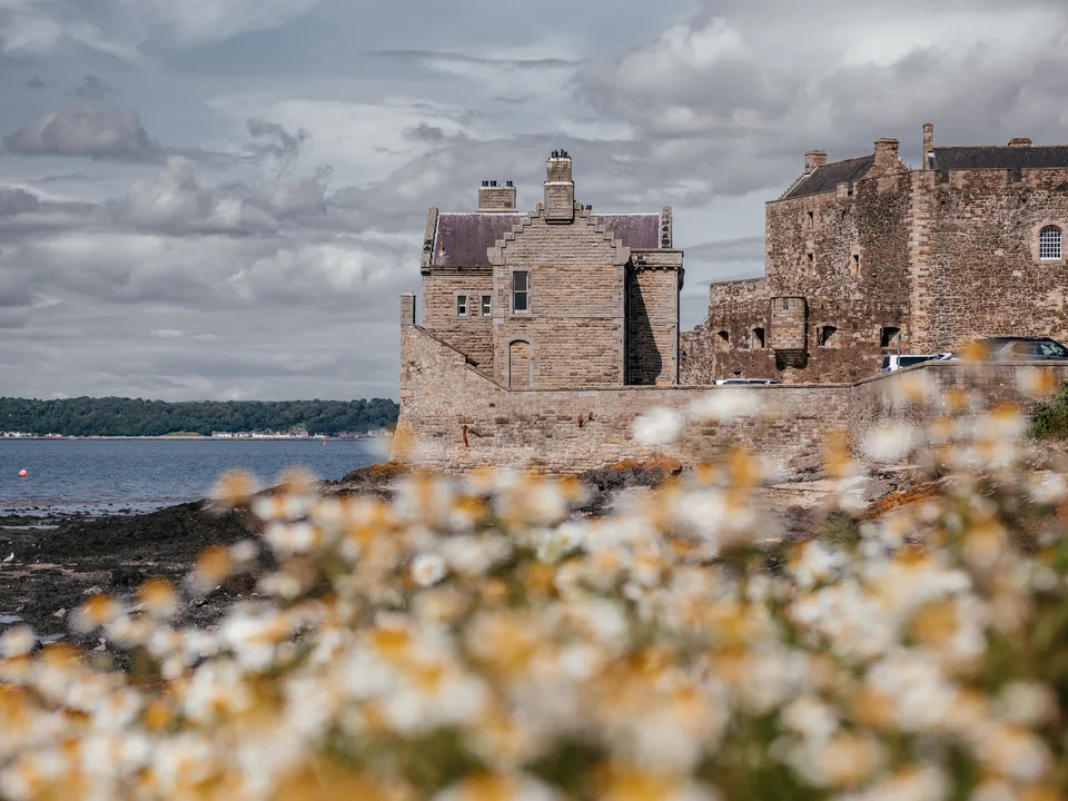 Blackness Castle walls — Fort William scenes filmed here for Outlander