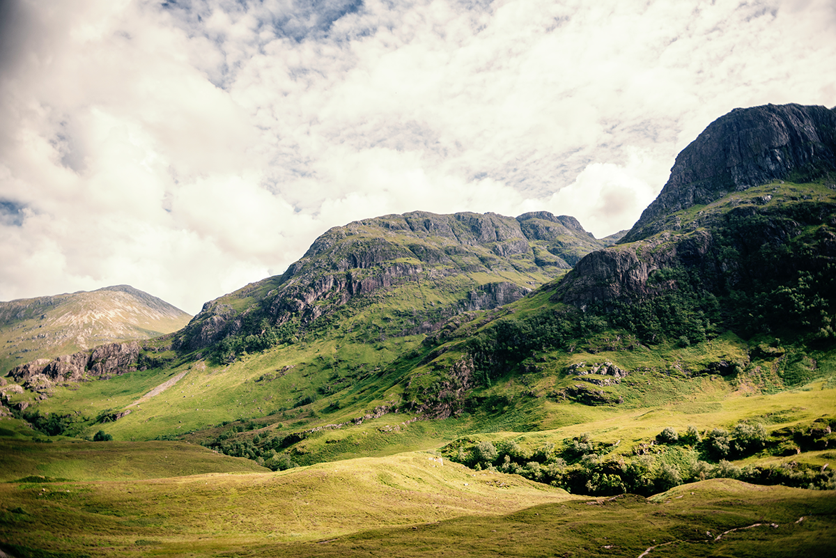 Scottish Highlands landscape — Outlander tour Scotland scenery